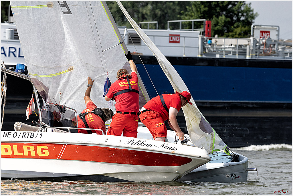 100 Jahre Rheinwoche 2022 - 2. Wettfahrt  Hitdorf - Duesseldorf, 03.06.2022,